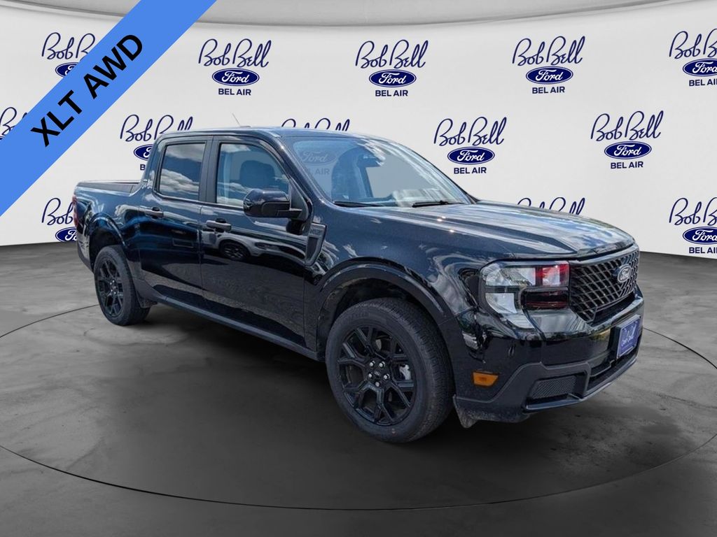Shadow Black 2025 Ford Maverick Pickup Truck All-Wheel Drive 8-Speed Automatic