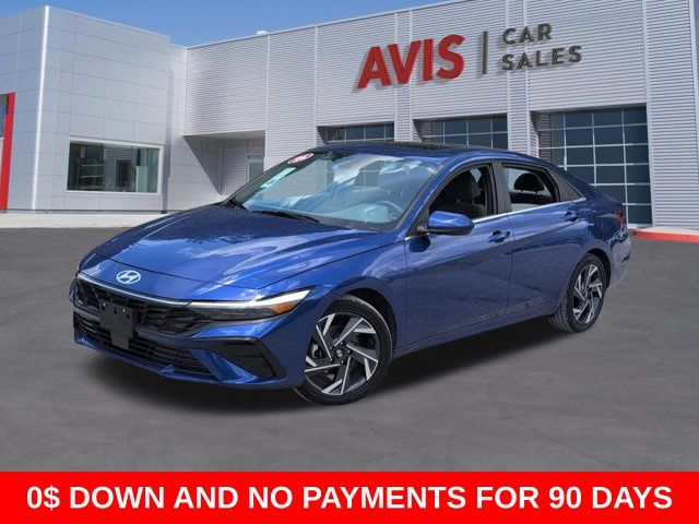 Blue Metallic 2025 Hyundai Elantra SEL Convenience FWD Sedan Front-Wheel Drive Continuously Variable Transmission