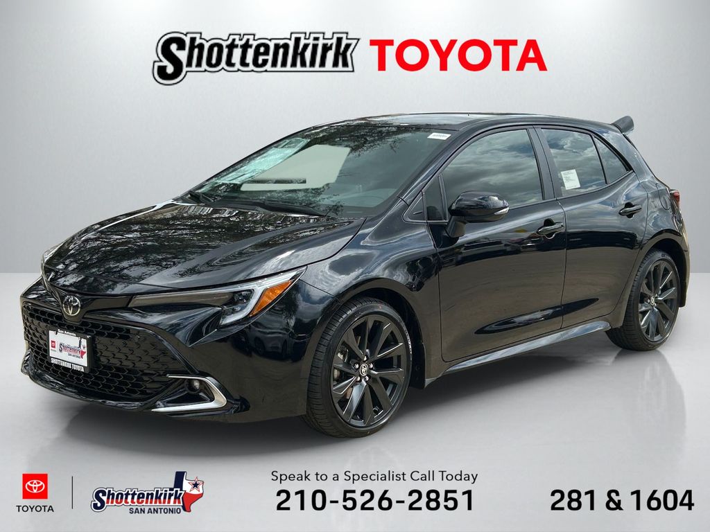 Midnight Black Metallic 2026 Toyota Corolla Hatchback XSE FWD Hatchback Front-Wheel Drive Continuously Variable Transmission