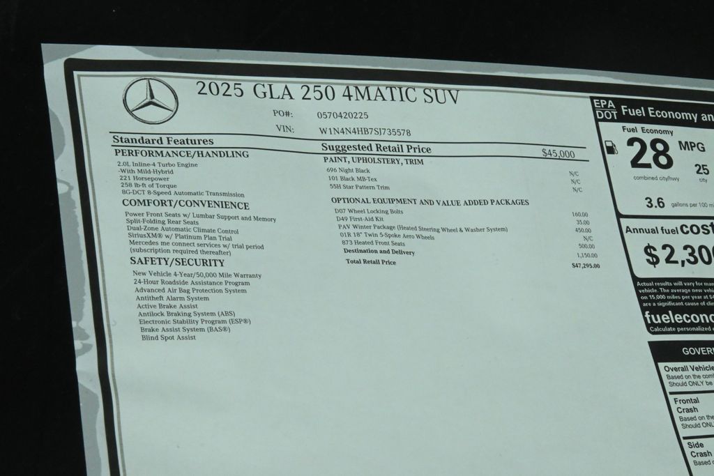 2025 Mercedes-Benz GLA 250 4MATIC 27