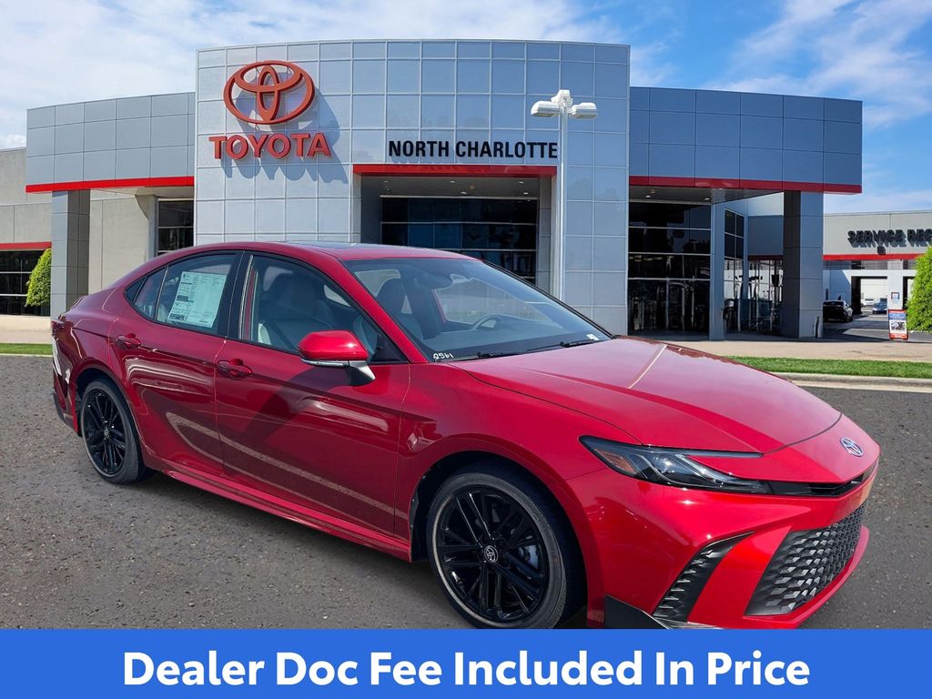 Red 2026 Toyota Camry Sedan Front-Wheel Drive Continuously Variable Transmission