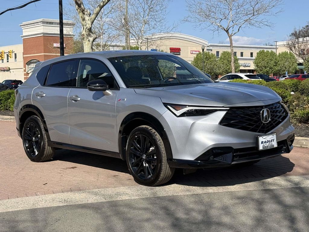 Solar Silver Metallic 2025 Acura ADX SH-AWD with A-SPEC and Advance Package SUV / Crossover All-Wheel Drive Continuously Variable Transmission