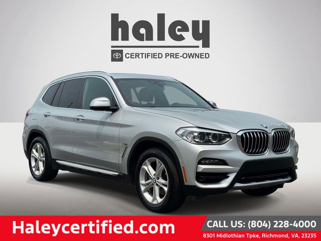 Glacier Silver Metallic 2020 BMW X3 SUV / Crossover Rear-Wheel Drive 8-Speed Automatic