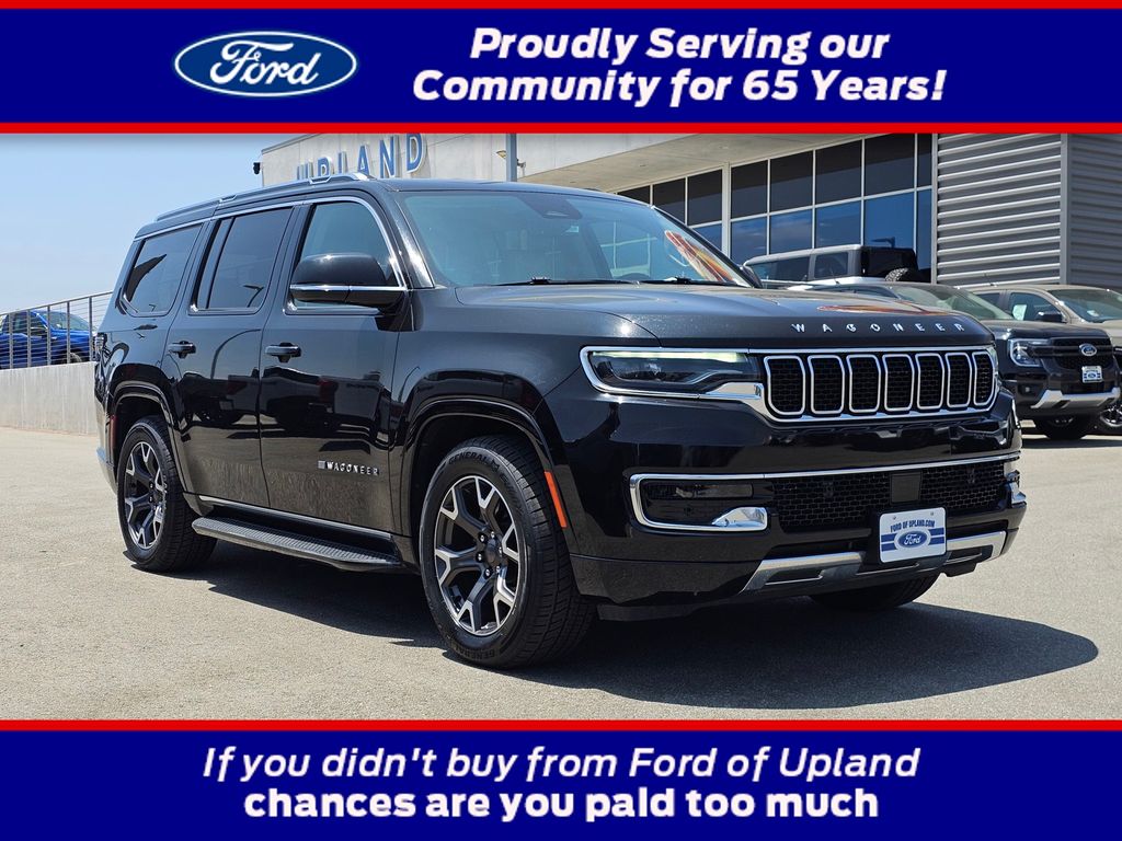 Diamond Black Crystal Pearlcoat 2024 Jeep Wagoneer SUV / Crossover Four-Wheel Drive 8-Speed Automatic