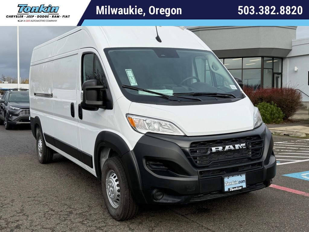 Bright White Clearcoat 2026 RAM ProMaster Van Front-Wheel Drive 9-Speed Automatic