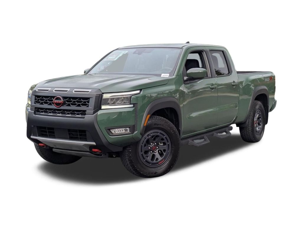 Tactical Green Metallic 2025 Nissan Frontier PRO-4X Crew Cab LB 4WD Pickup Truck Four-Wheel Drive 9-Speed Automatic Overdrive