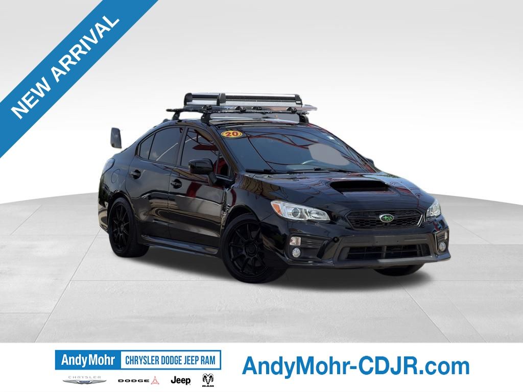 Crystal Black Silica 2020 Subaru WRX Sedan All-Wheel Drive 6-Speed Manual