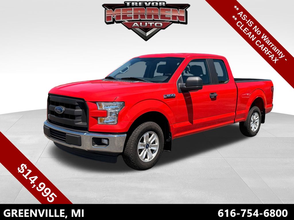 Race Red 2017 Ford F-150 XL SuperCab Pickup Truck 4X2 6-Speed Automatic