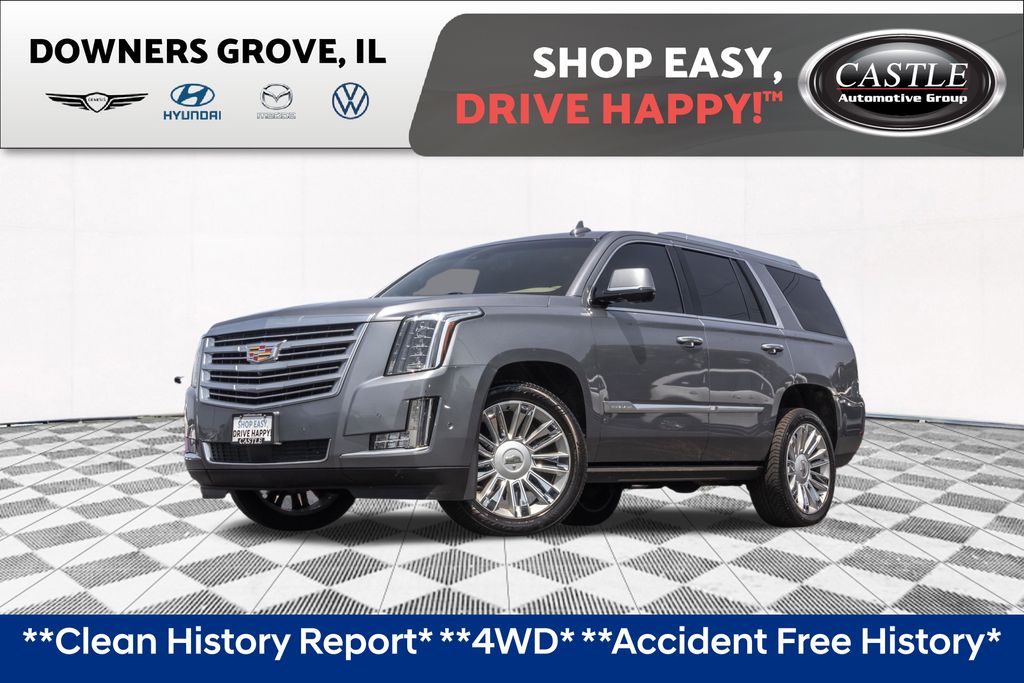 Gray (Satin Steel Metallic) 2018 Cadillac Escalade SUV / Crossover Four-Wheel Drive
