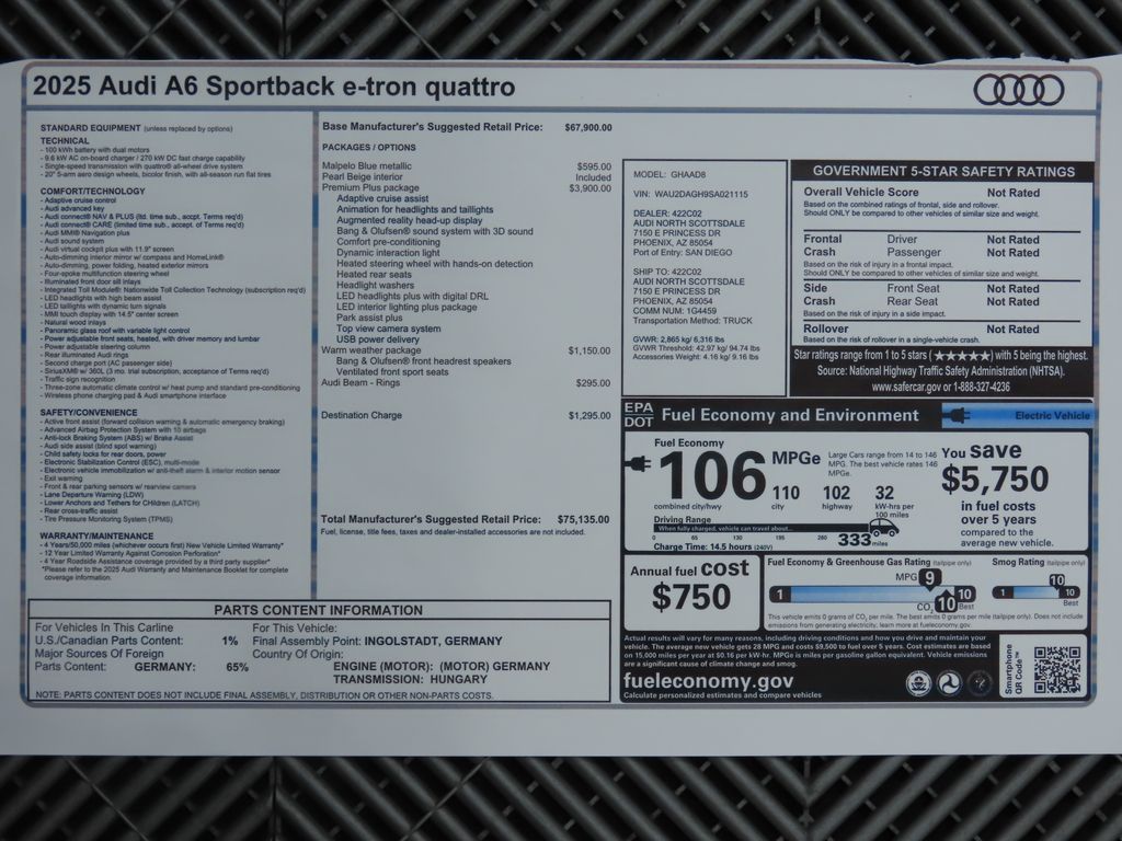 Thumbnail: 2025 Audi A6 - 9