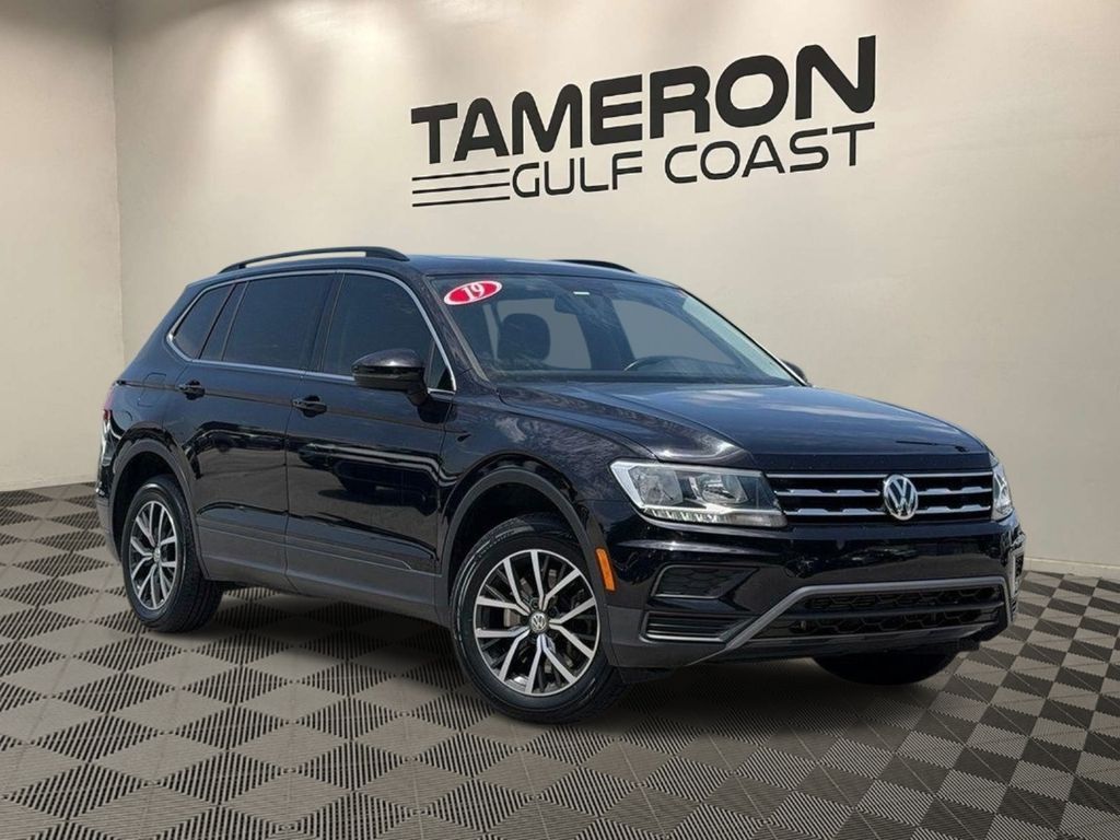 Deep Black 2019 Volkswagen Tiguan SUV / Crossover Front-Wheel Drive 8-Speed Automatic