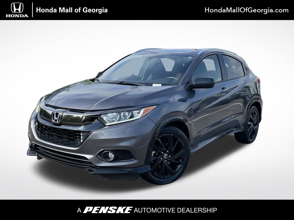 Gray (Modern Steel) 2022 Honda HR-V Sport AWD SUV / Crossover All-Wheel Drive Continuously Variable Transmission