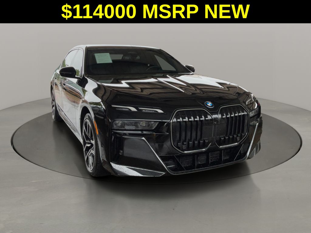 Black Sapphire Metallic 2025 BMW i7 Sedan Rear-Wheel Drive Automatic