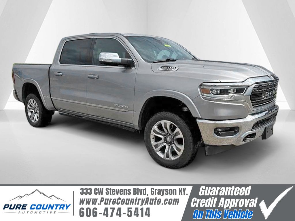 Billet Silver Metallic Clearcoat 2022 RAM 1500 Pickup Truck Four-Wheel Drive 8-Speed Automatic