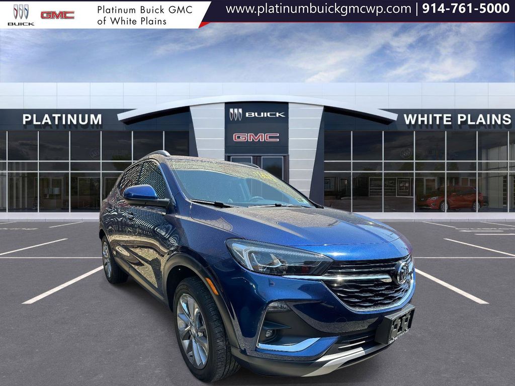 Sapphire Metallic 2023 Buick Encore GX Essence AWD SUV / Crossover All-Wheel Drive 9-Speed Automatic