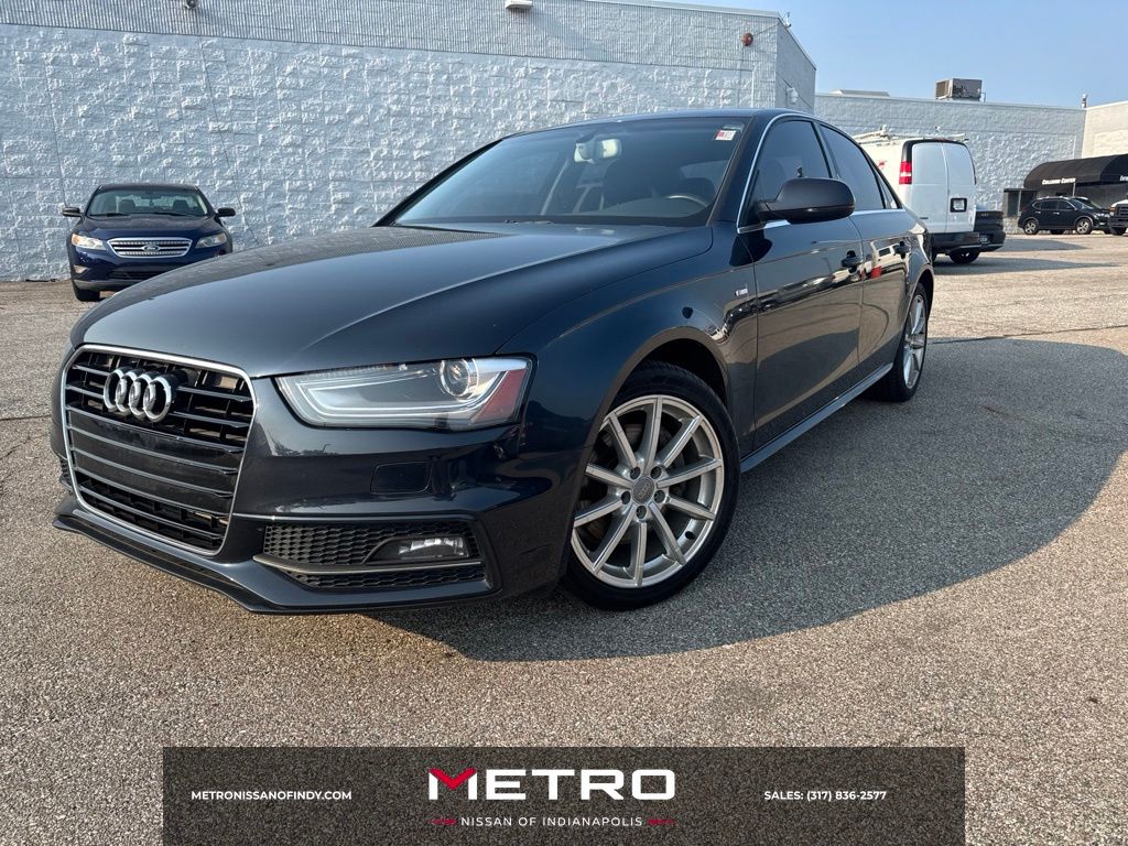Moonlight Blue 2014 Audi A4 Sedan All-Wheel Drive 8-Speed Automatic