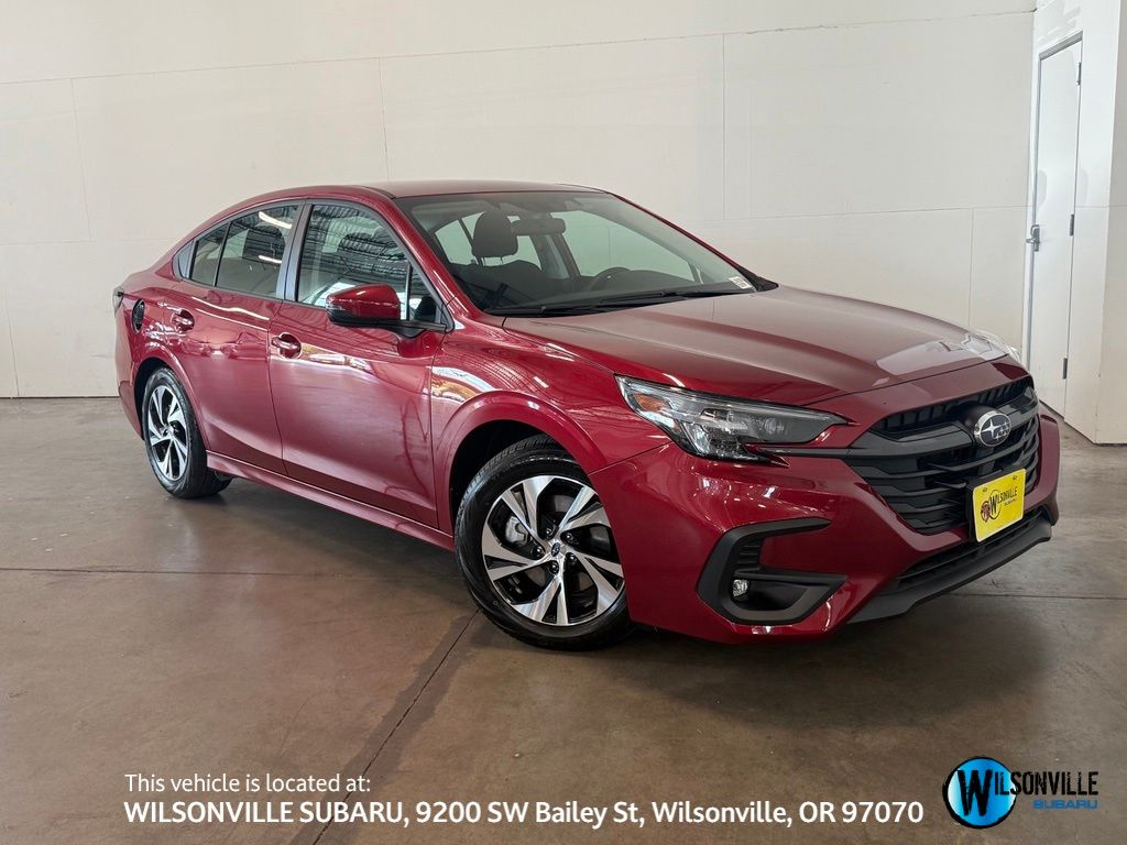 Crimson Red Pearl 2025 Subaru Legacy Sedan All-Wheel Drive Continuously Variable Transmission