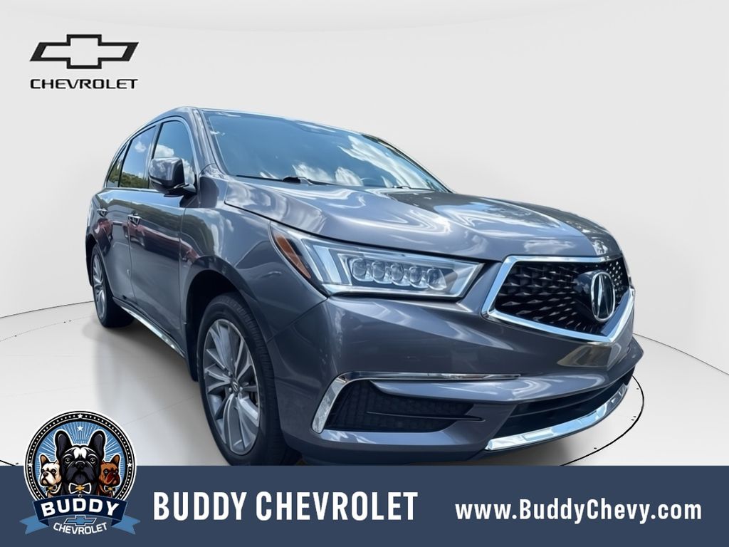 Lunar Silver Metallic 2018 Acura MDX SUV / Crossover Front-Wheel Drive 9-Speed Automatic