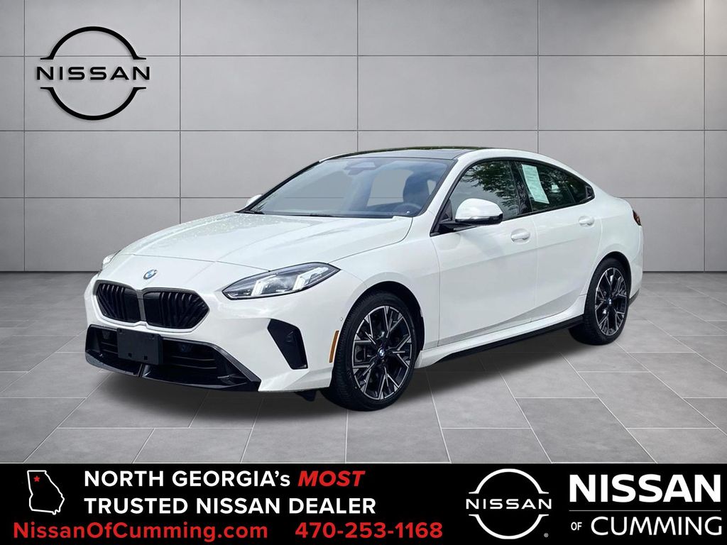 Alpine White 2025 BMW 2 Series Sedan All-Wheel Drive 7-Speed Automatic