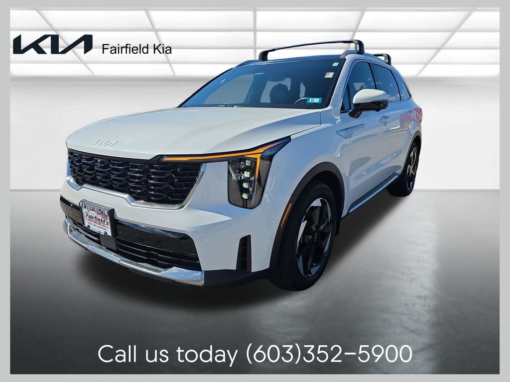Snow White Pearl 2025 Kia Sorento Plug-In Hybrid SUV / Crossover All-Wheel Drive 6-Speed Automatic