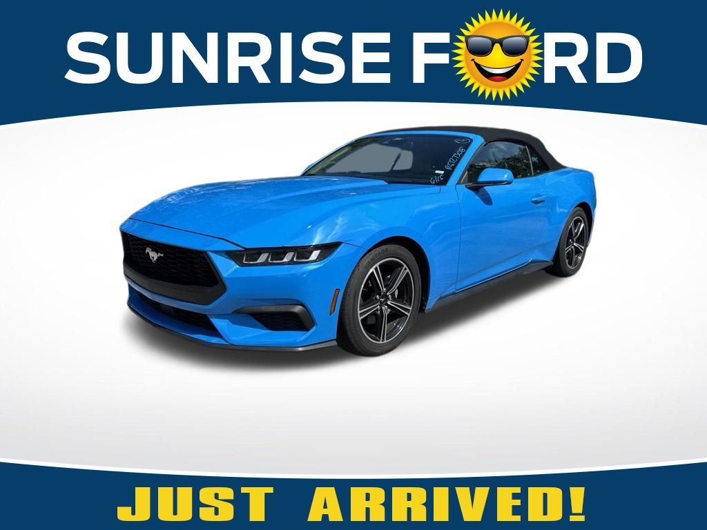 Grabber Blue Metallic 2024 Ford Mustang Convertible Rear-Wheel Drive Automatic