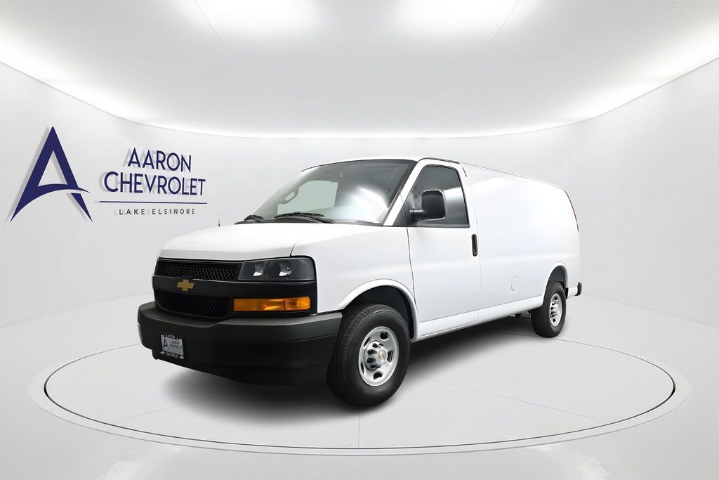 Summit White 2026 Chevrolet Express Cargo Van Rear-Wheel Drive 
