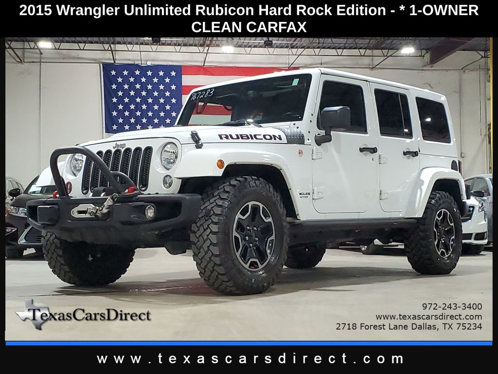 Bright White Clearcoat 2015 Jeep Wrangler SUV / Crossover Four-Wheel Drive 5-Speed Automatic