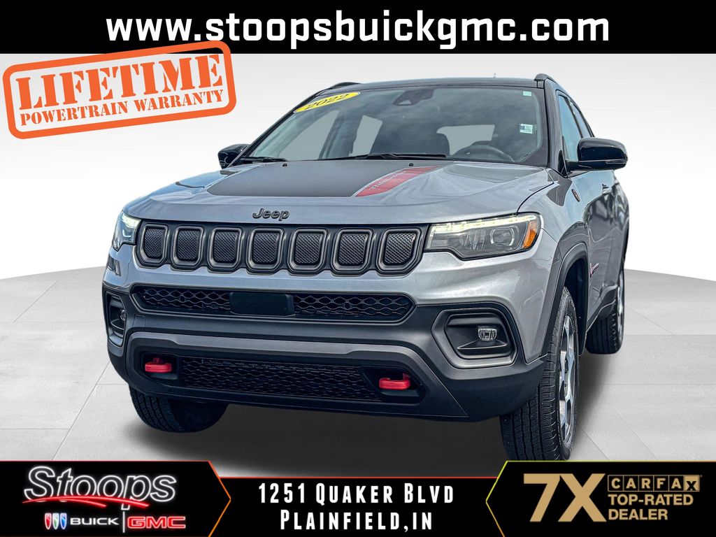 Billet Silver Metallic Clearcoat 2022 Jeep Compass Trailhawk 4WD SUV / Crossover Four-Wheel Drive 9-Speed Automatic