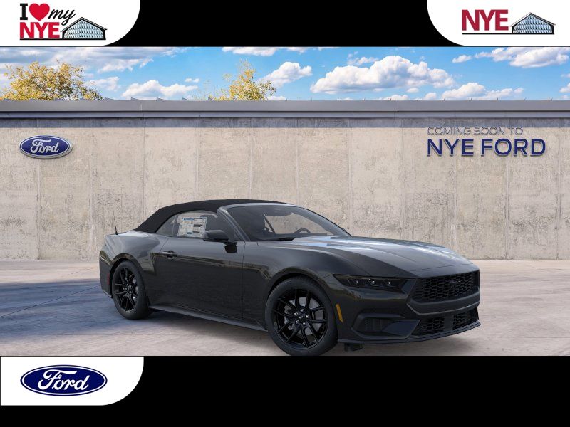 Shadow Black 2026 Ford Mustang Convertible Rear-Wheel Drive Automatic