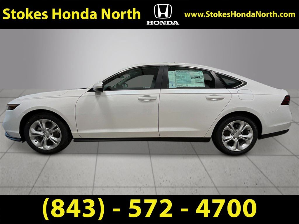 2026 Honda Accord LX White at Stokes Honda North