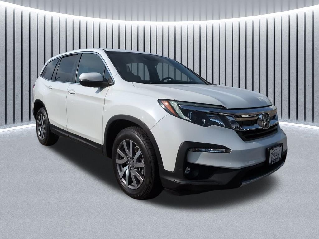 White 2020 Honda Pilot EX-L AWD SUV / Crossover All-Wheel Drive 6-Speed Automatic