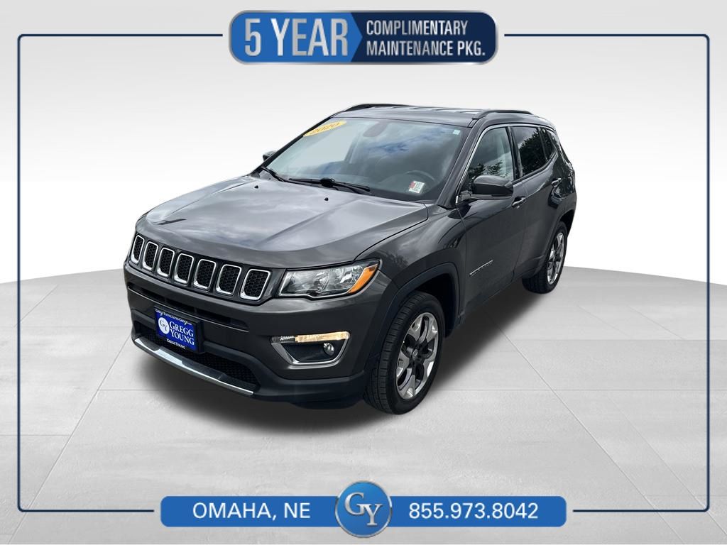 Gray (Granite Crystal Metallic Clearcoat) 2020 Jeep Compass SUV / Crossover Four-Wheel Drive 9-Speed Automatic