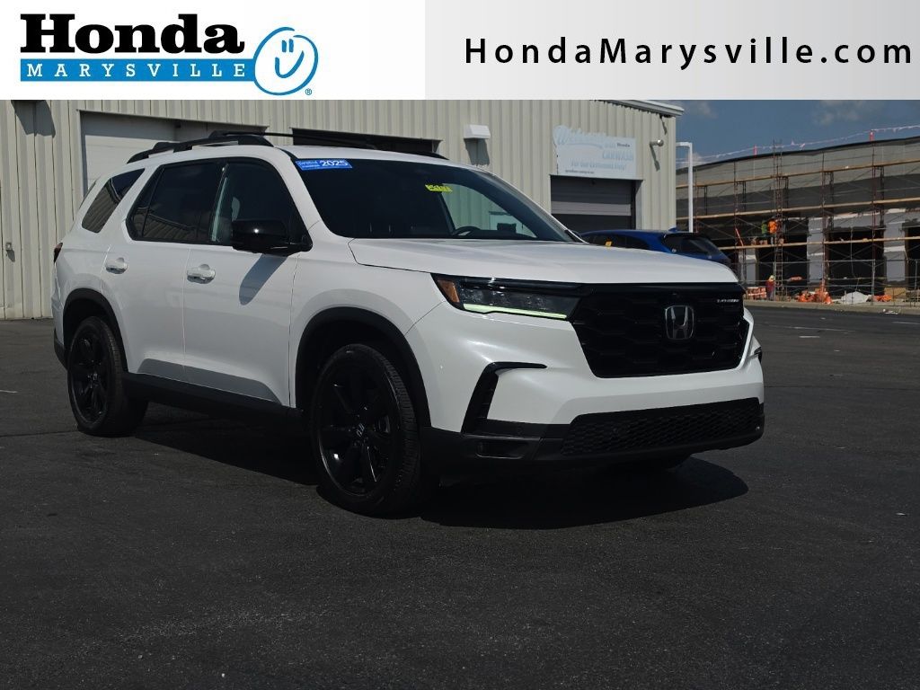 Platinum White Pearl 2025 Honda Pilot SUV / Crossover All-Wheel Drive Automatic