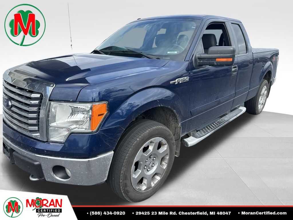 Dark Blue Pearl Metallic 2012 Ford F-150 Pickup Truck Four-Wheel Drive 6-Speed Automatic
