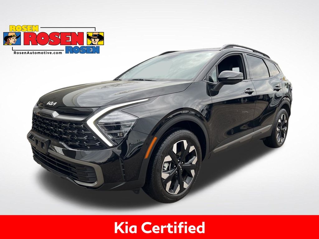 Ebony Black 2024 Kia Sportage SUV / Crossover All-Wheel Drive 8-Speed Automatic