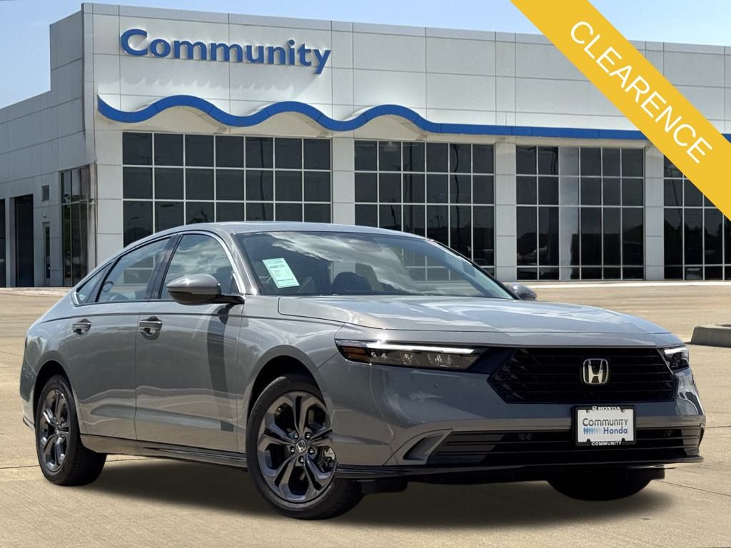 2025 Honda Accord Hybrid EX-L Gray at Classic Honda Galveston