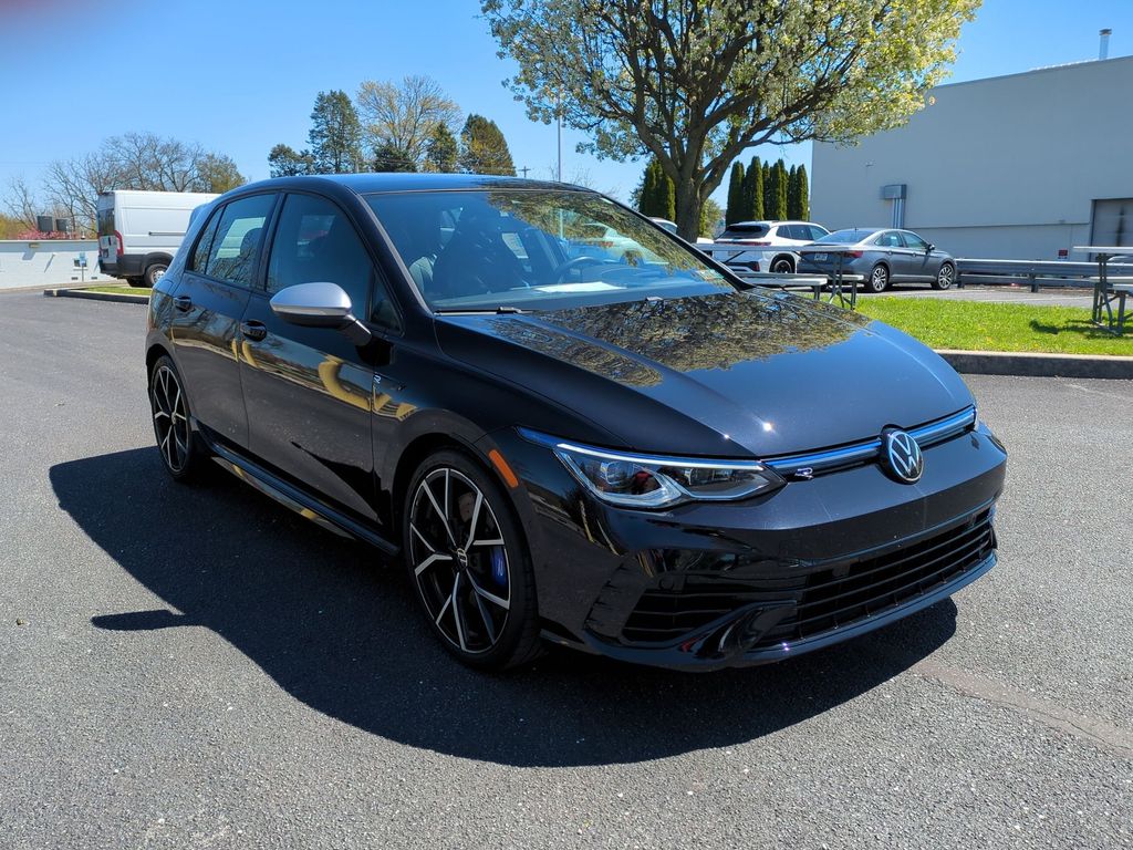Deep Black Pearl 2024 Volkswagen Golf R 4Motion Hatchback All-Wheel Drive 7-Speed Dual Clutch