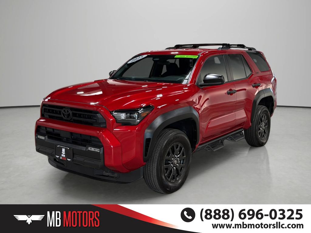 Red 2025 Toyota 4Runner SUV / Crossover Four-Wheel Drive 8-Speed Automatic