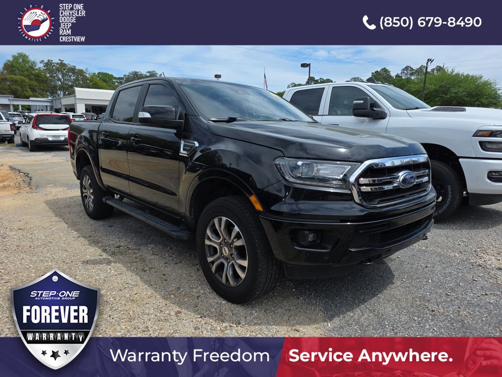 Shadow Black 2019 Ford Ranger Lariat SuperCrew RWD Pickup Truck 4X2 Automatic