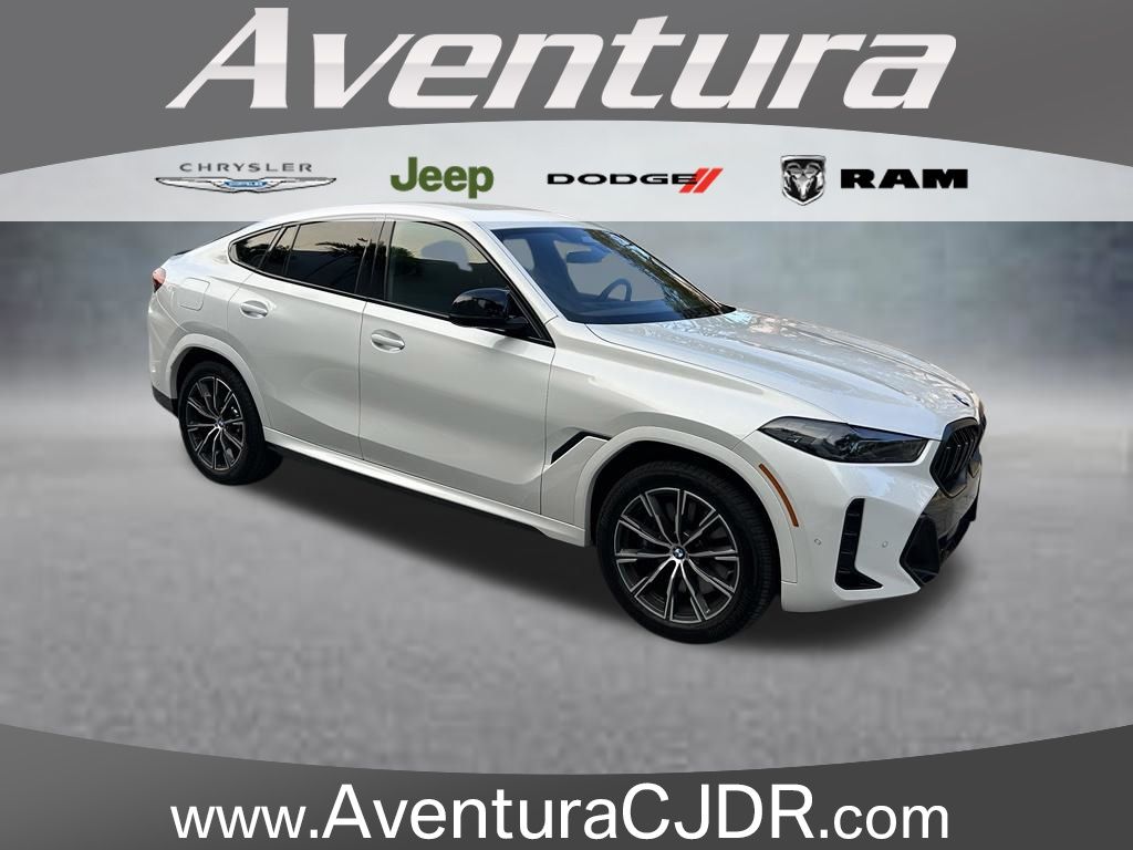 White Metallic 2026 BMW X6 SUV / Crossover All-Wheel Drive 8-Speed Automatic