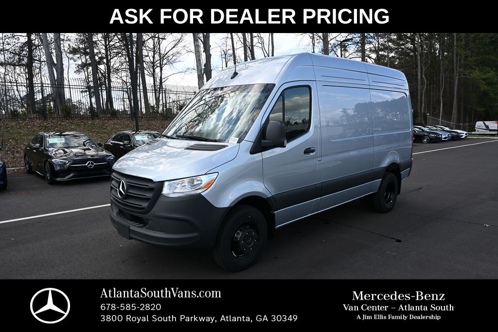Silver 2026 Mercedes-Benz Sprinter Cargo Van Rear-Wheel Drive 9-Speed Automatic