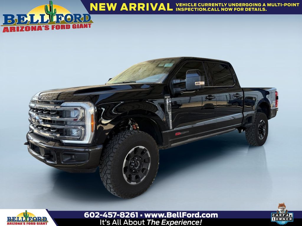 Brown 2025 Ford F-350 Super Duty King Ranch Crew Cab 4WD Pickup Truck Four-Wheel Drive Automatic