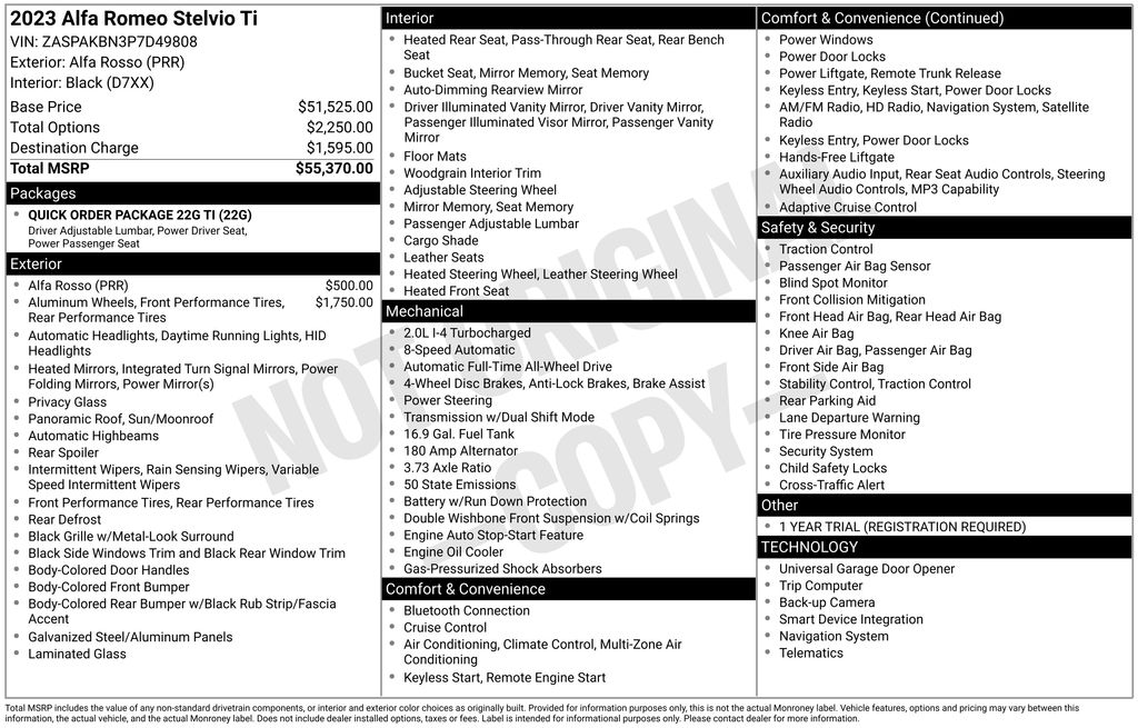 Used Car 2023 Alfa Romeo Stelvio  For Sale Under $30,000 In Austin, Texas