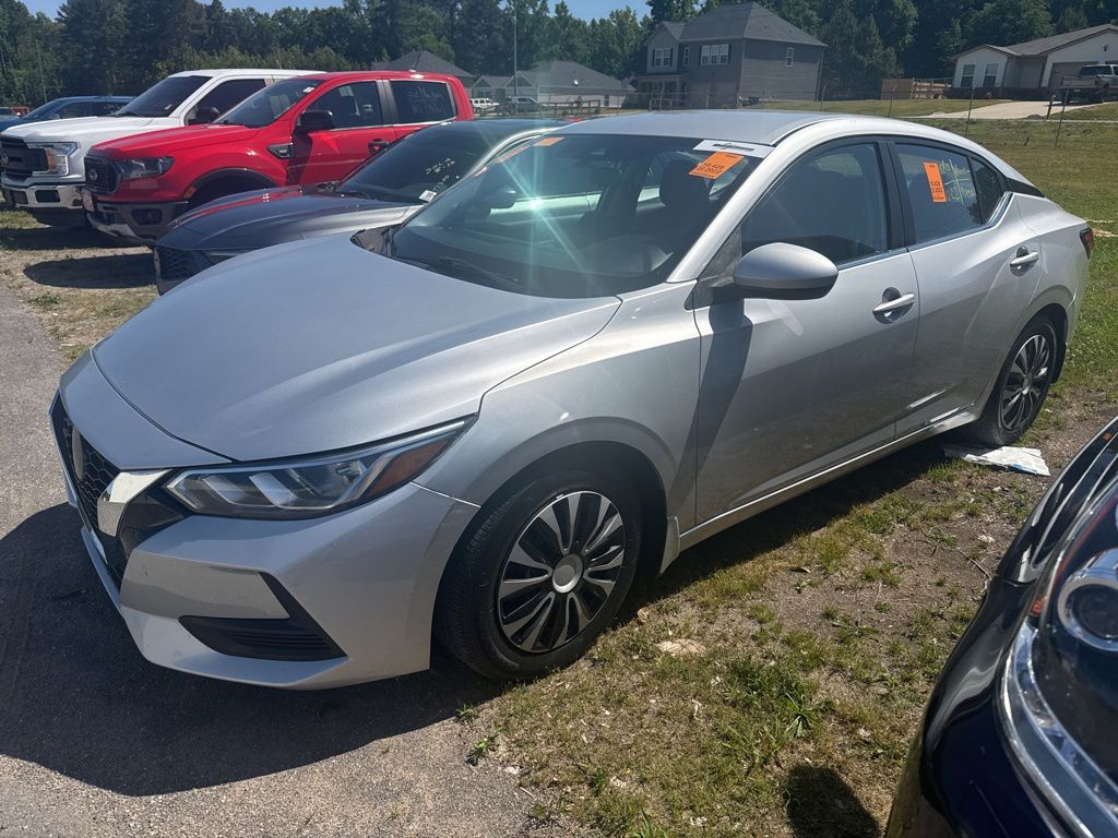 Brilliant Silver Metallic 2022 Nissan Sentra Sedan Front-Wheel Drive Continuously Variable Transmission