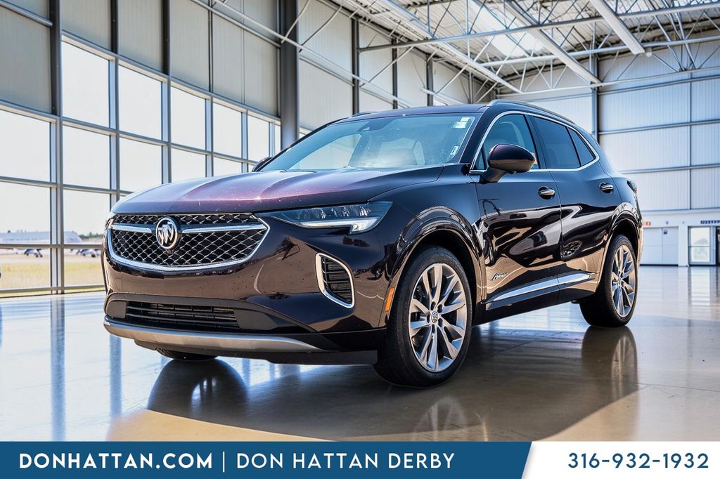 Rich Garnet Metallic 2022 Buick Envision SUV / Crossover Front-Wheel Drive 9-Speed Automatic