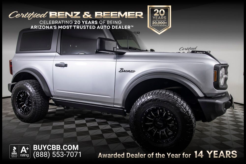 Silver Metallic 2021 Ford Bronco SUV / Crossover Four-Wheel Drive 7-Speed Manual