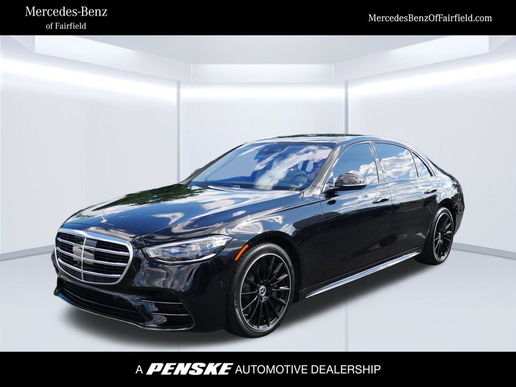Obsidian Black Metallic 2025 Mercedes-Benz S-Class Sedan All-Wheel Drive 9-Speed Automatic