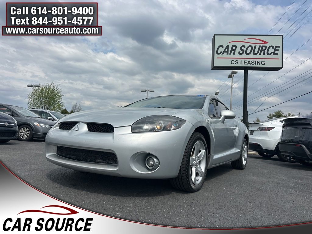 Liquid Silver Metallic 2007 Mitsubishi Eclipse Coupe Front-Wheel Drive 5-Speed Automatic