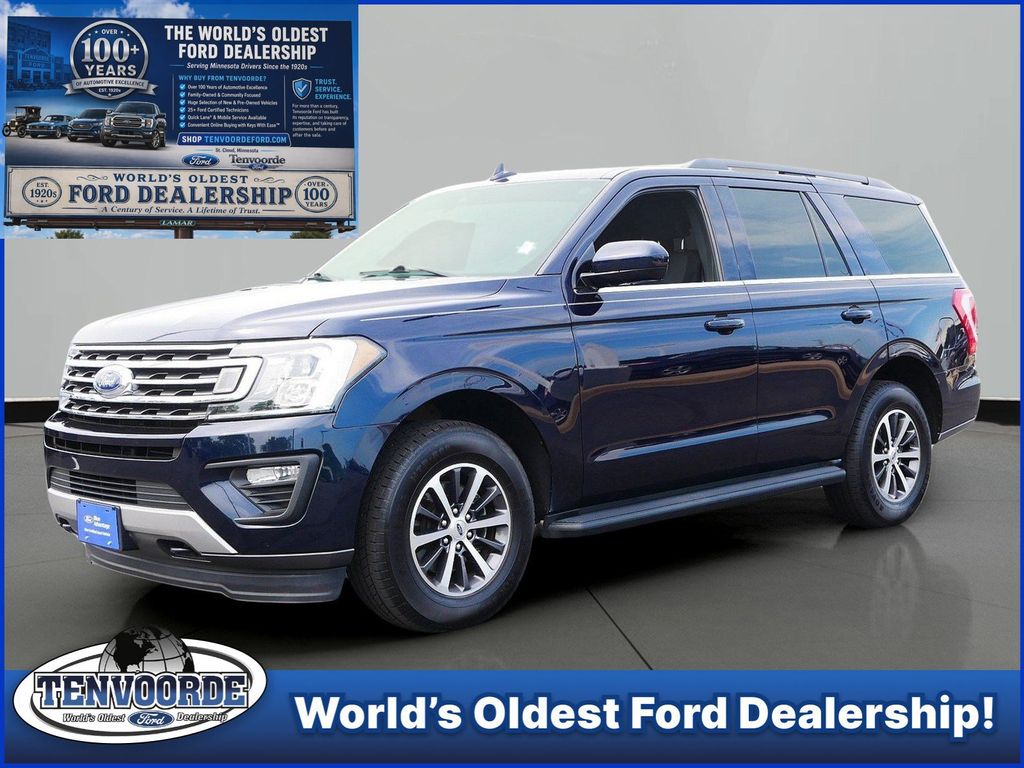 Blue Metallic 2021 Ford Expedition SUV / Crossover Four-Wheel Drive Automatic