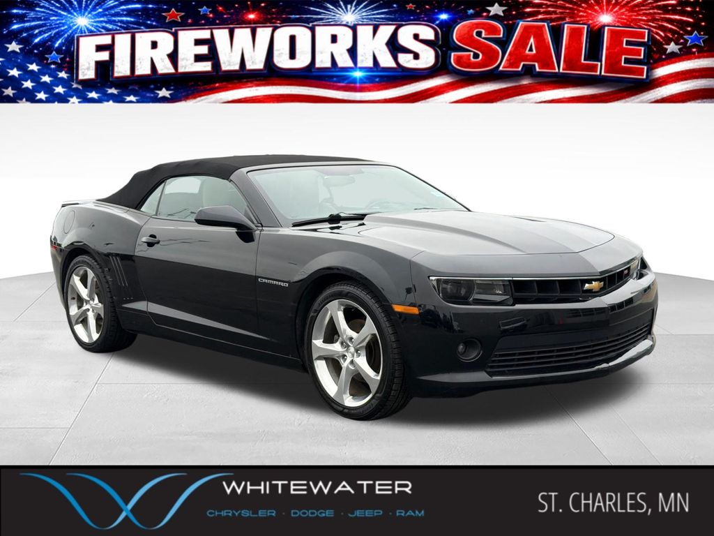 Black 2015 Chevrolet Camaro Convertible Rear-Wheel Drive 6-Speed Automatic